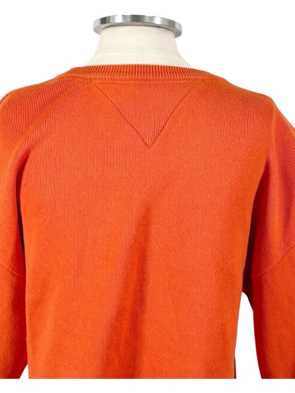 Tommy Jeans Cropped Logo Y2k Style Wide Sleeve Sweater Size Small - Picture 8 of 11